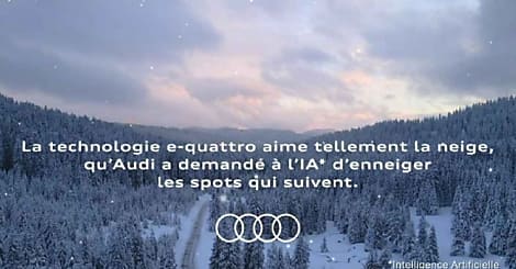 Canal+ Brand Solutions enneige ses écrans pub avec l'IA pour Audi