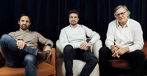 Les co-fondateurs de Yampa, Baptiste Saintot, Marin Huet et Patrice Mazoyer (de gauche à droite).