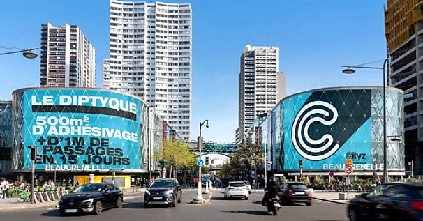 Cityz Media lance un dispositif XXL à Beaugrenelle Paris