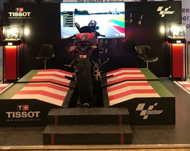 Le pop up Tissot à Mumbai.